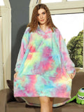 Multi-color Hoodie Blanket