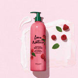 Refreshing body lotion with mint and organic red berries extract