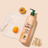 Body care lotion with organic oat and apricot extract