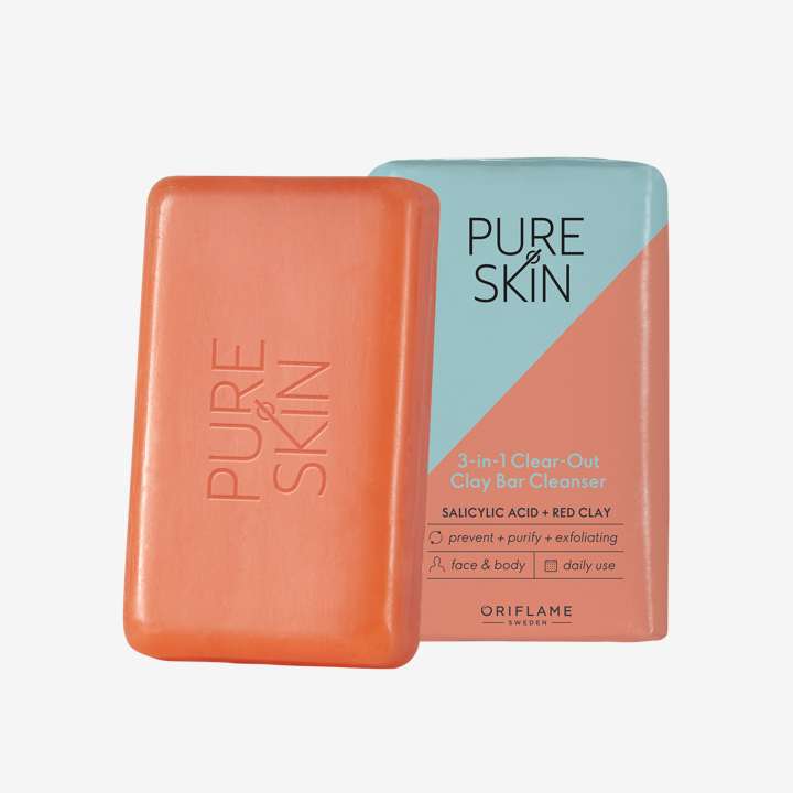 Pure Skin Clear Out 3 in 1 skin purifying clay soap