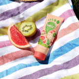 Foot cream with refreshing pink grapefruit and kiwi extracts