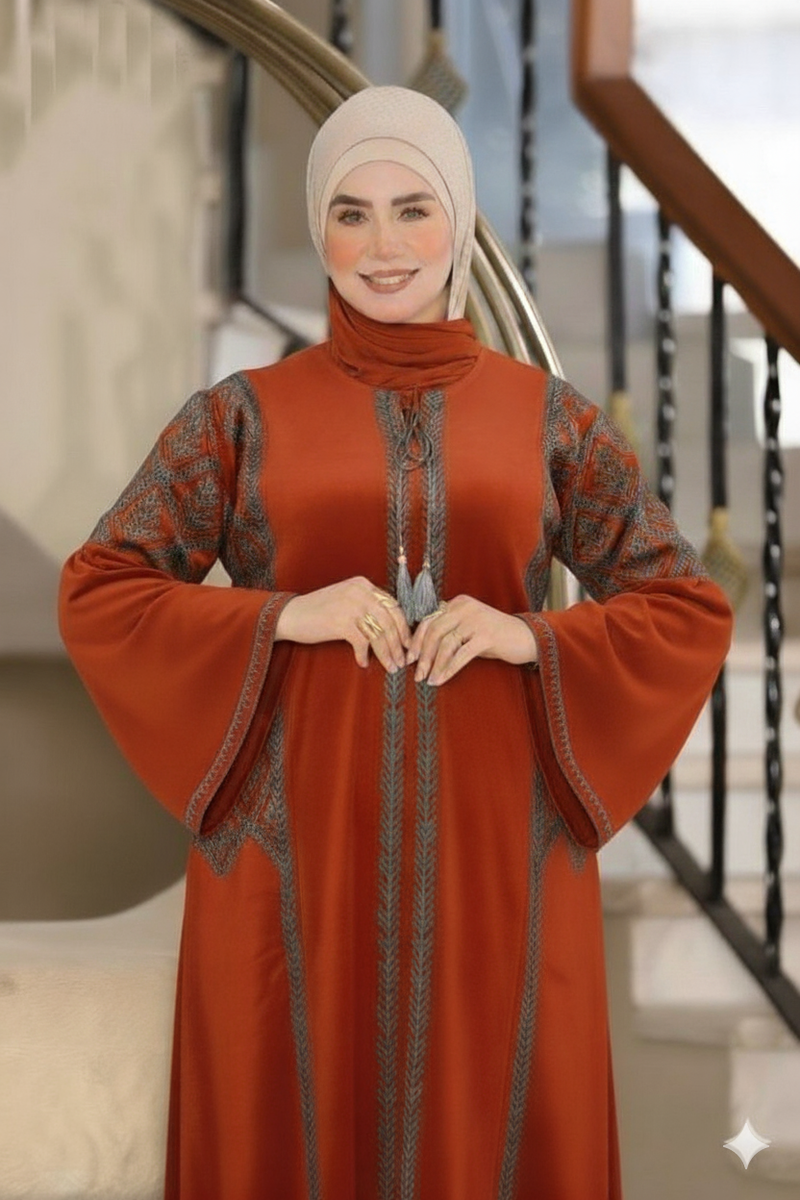 Women's winter abaya
