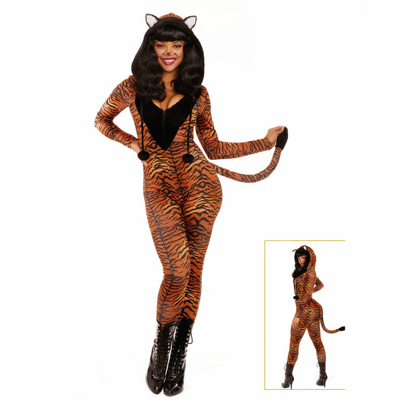 Tigress Photo real tiger printed brushed