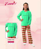 Zecotex  Plush pajamas for girls villa  With Farawlaya
