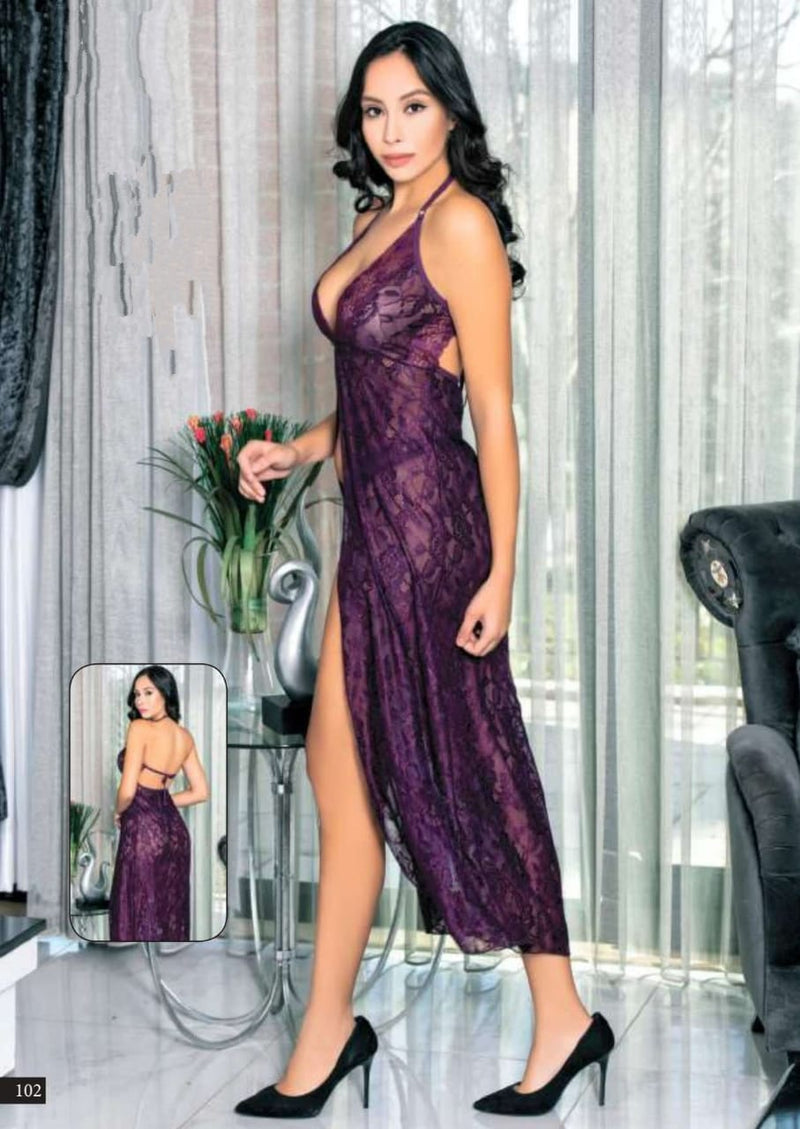 New Babydoll dark purple elegant
