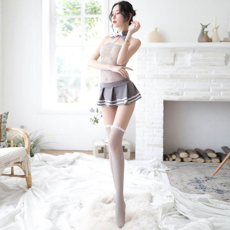 Uniform Temptation Sexy College Style Lingerie Suit