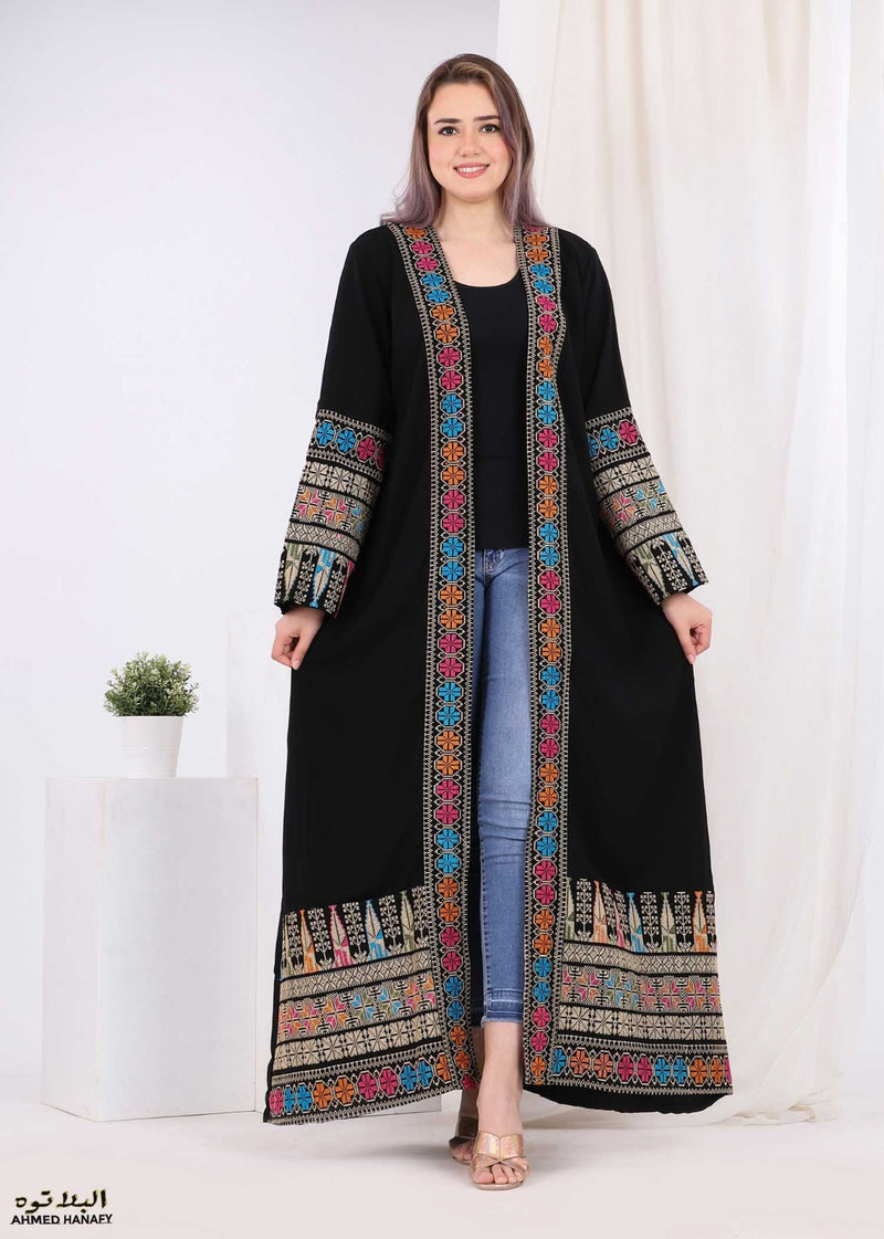 elegant Saudi crepe cardigan