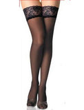 Black lace Thigh High Stockings