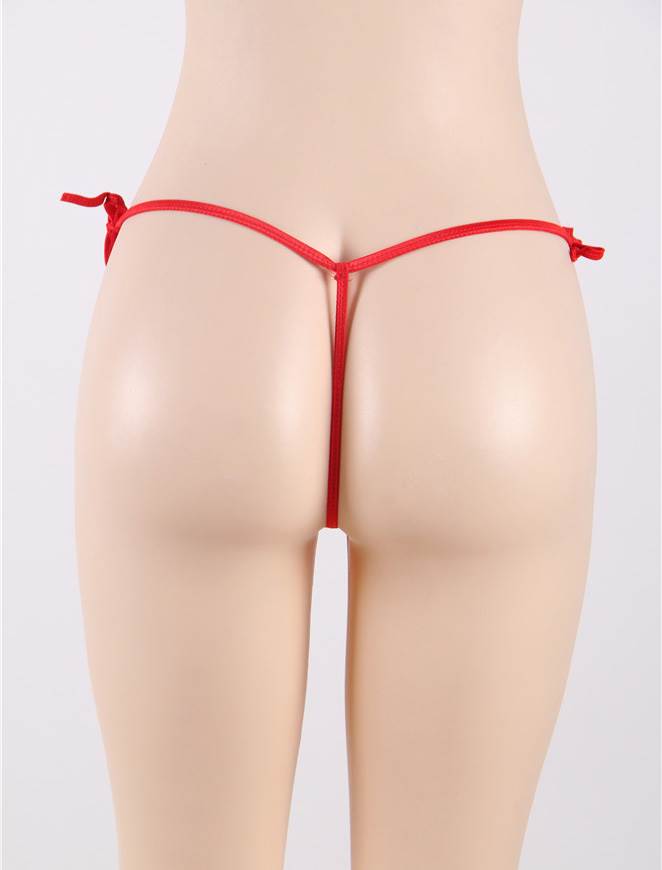 Plus Size Sexy Red String