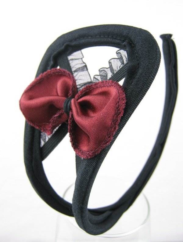 Red Bow C String for Woman With Farawlaya