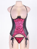 Harter Mademoiselle Cupless Bustier And Thong With Farawlaya