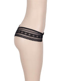 Plus Size Black Lace Panty