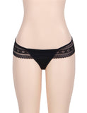 Plus Size Black Lace Panty