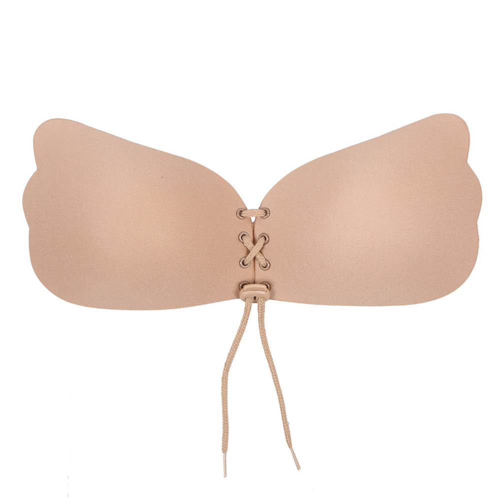 Strapless Self Adhesive Silicone Invisible Blue Push-up Bra