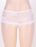 Open Crotch Floral Lace Panty