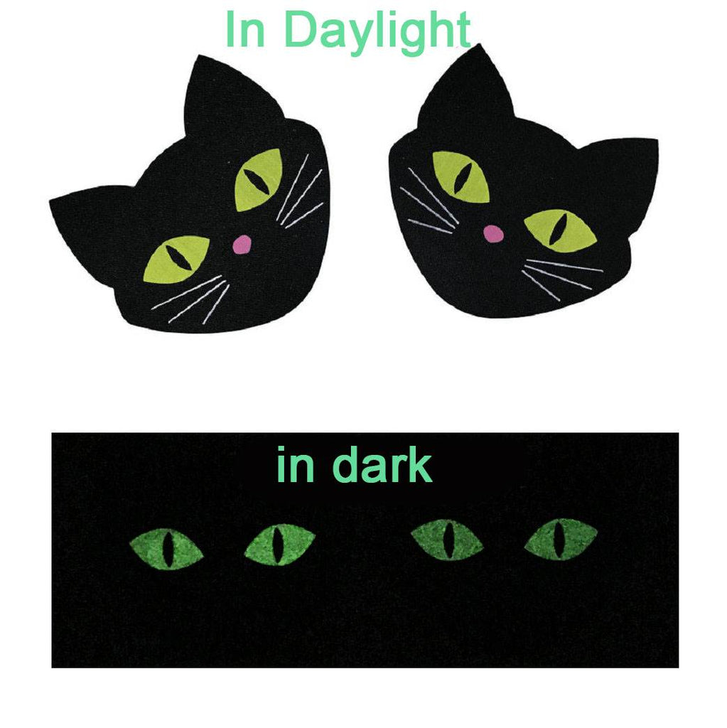 Cat Shaped Shine in the Dark Nipple Cover