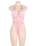 New Pink Seduction Sexy Teddy Lingerie