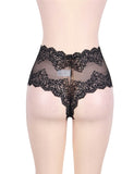 Sexy High Waist Floral Lace Panty