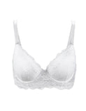 New White High Quality Lace Comfortable T-shirt Bra