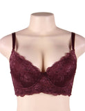 New White High Quality Lace Comfortable T-shirt Bra