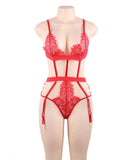 Love Affair Red Lace Teddy