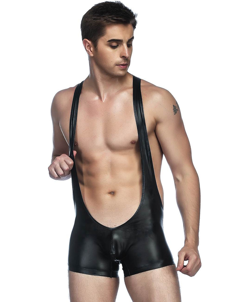 On Sale Black Sexy Leather Panty for Man