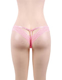Pink Sexy Floral Lace Panty
