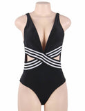 White Simple Sexy Summer Women‘s One Piece Swimsuit