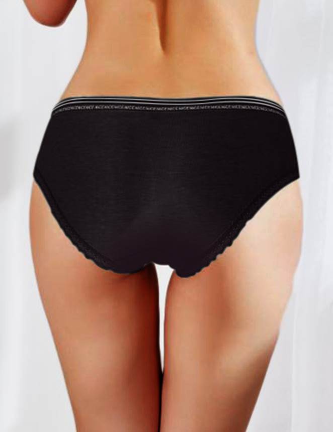 Comfort Ultra-Soft Lace Edge Ladies Cotton Underwear