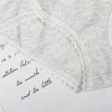 New Comfort Ultra-Soft Lace Edge Ladies Cotton Underwear