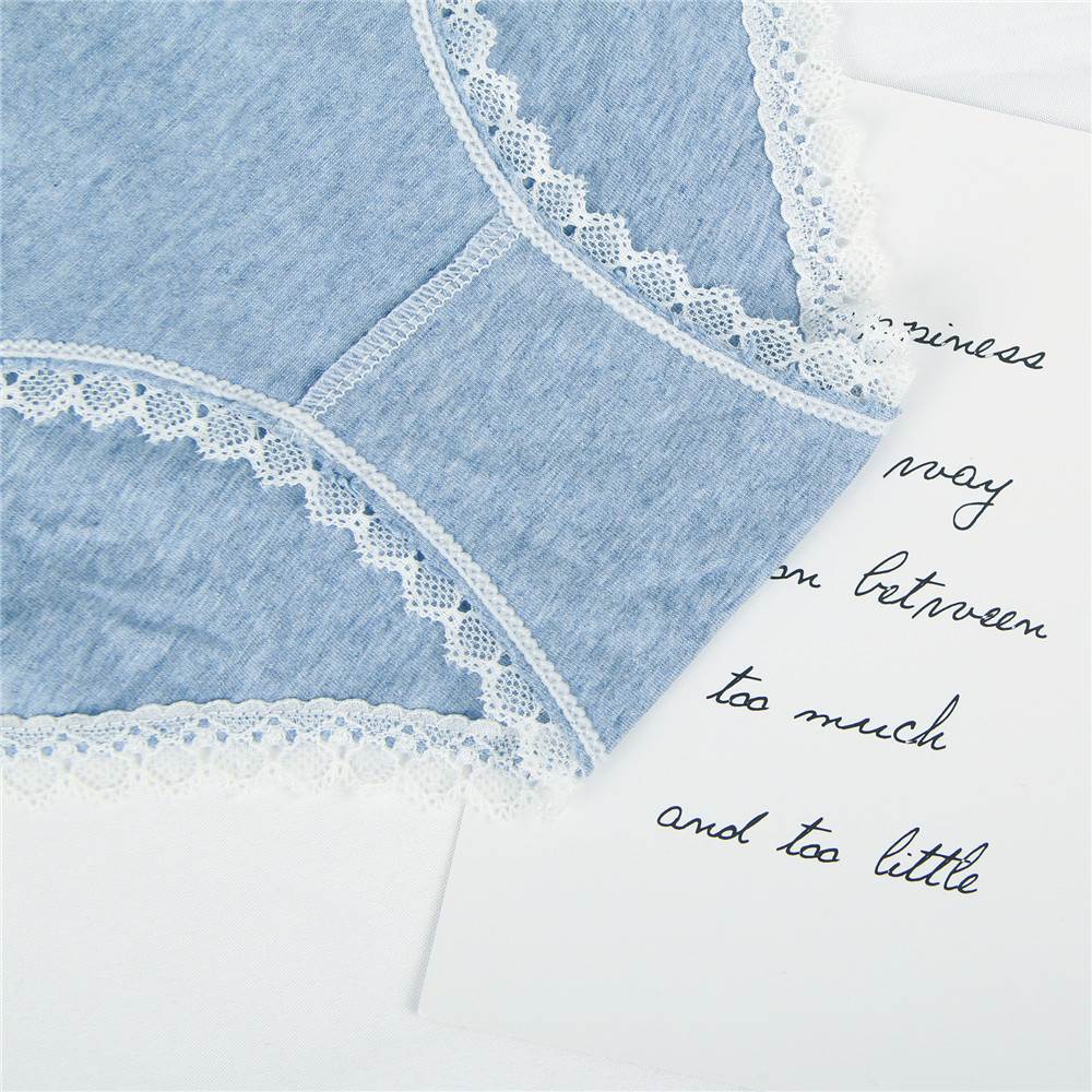 Comfort Ultra-Soft Lace Edge Ladies Cotton Underwear