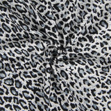 Plus Size Charming Leopard Design Sling Bodysuit