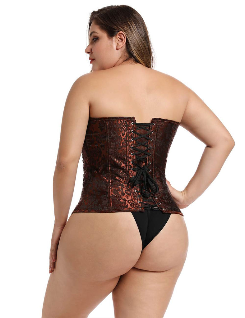 New High Quality Red Retro Corset