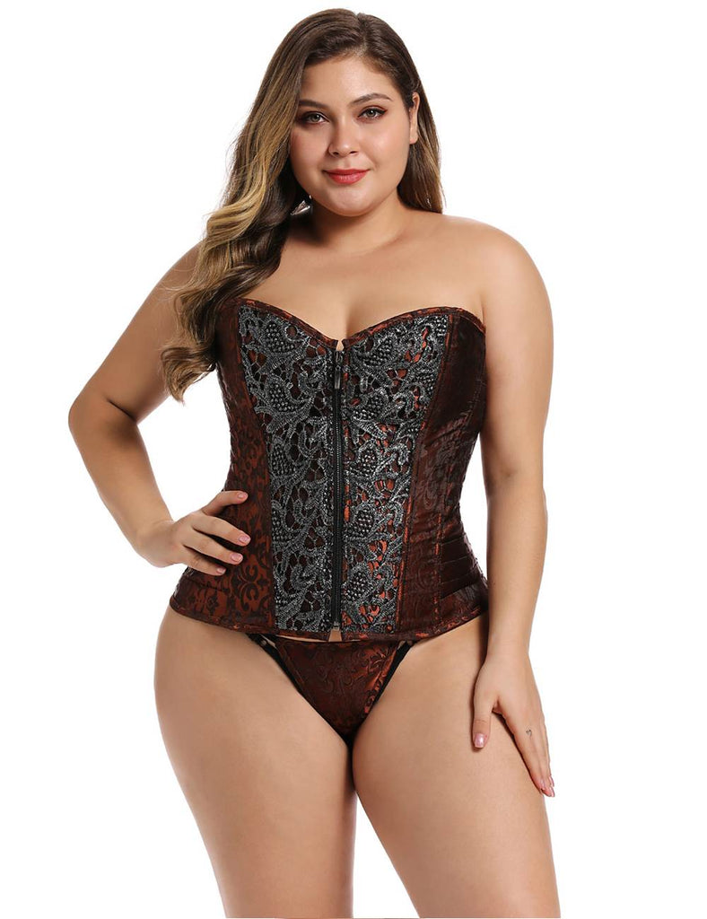 New High Quality Red Retro Corset