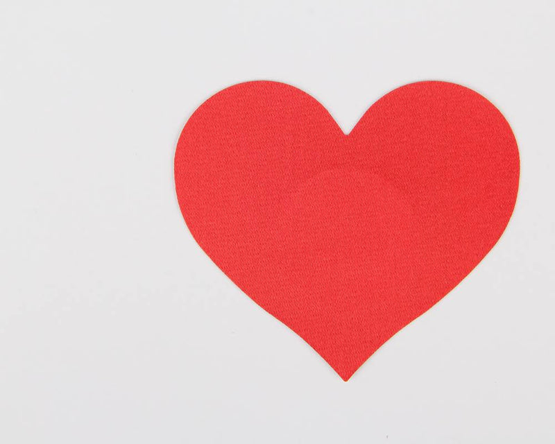 Red Heart Nipple Cover Up With Farawlaya