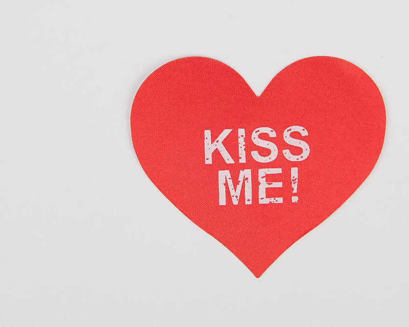 Red Heart-shaped Nipple Cover