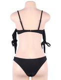 New Yellow Bandage Rhinestone Decoration Sexy Summer Women‘s Bikini Set With Farawlaya