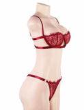 High Quality Beautiful Lingerie Egypt Lace Bra Set With Steel ring