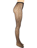 Black Sexy Leopard Fishnet Pantyhose