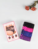 New Sexy High Waist Lace Strappy Panty 4in1 Box