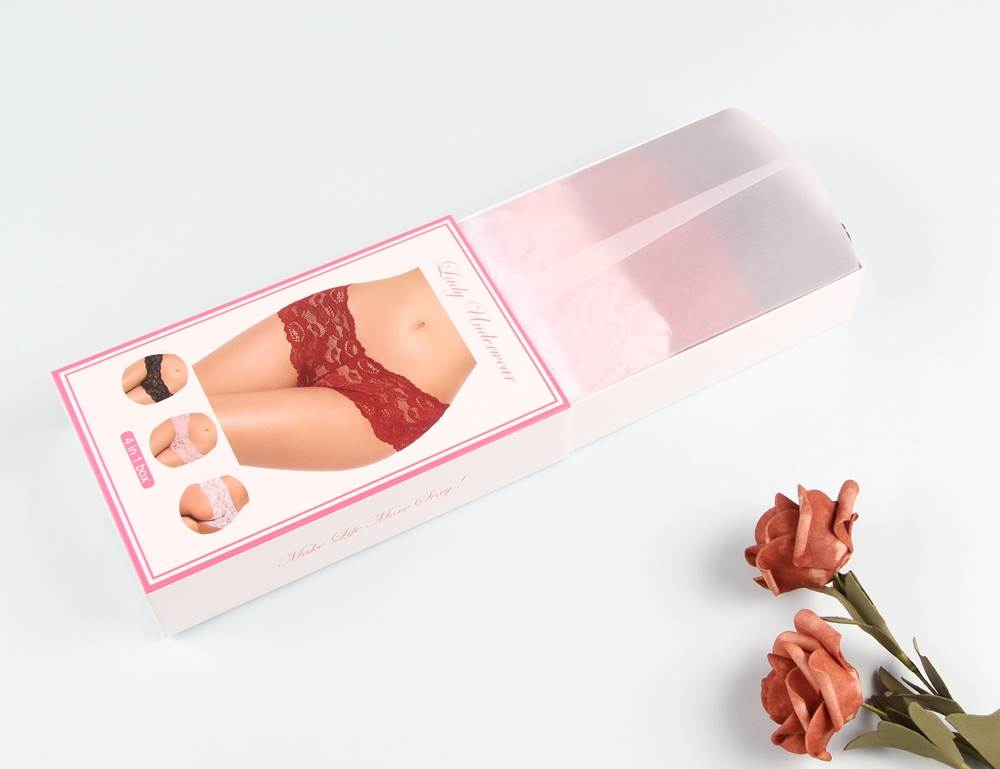 Sexy Floral Lace Panty 4in1 Box