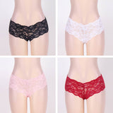 Sexy Floral Lace Panty 4in1 Box