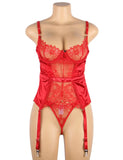 New Seduction Green & Black & Red Lace Transparente Sexy Babydoll