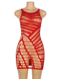 Sexy Hollow Out Short Sleeveless Bodystocking