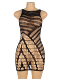 Sexy Hollow Out Short Sleeveless Bodystocking