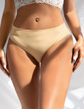 Beige & Black Solid Color High Quality Underwear