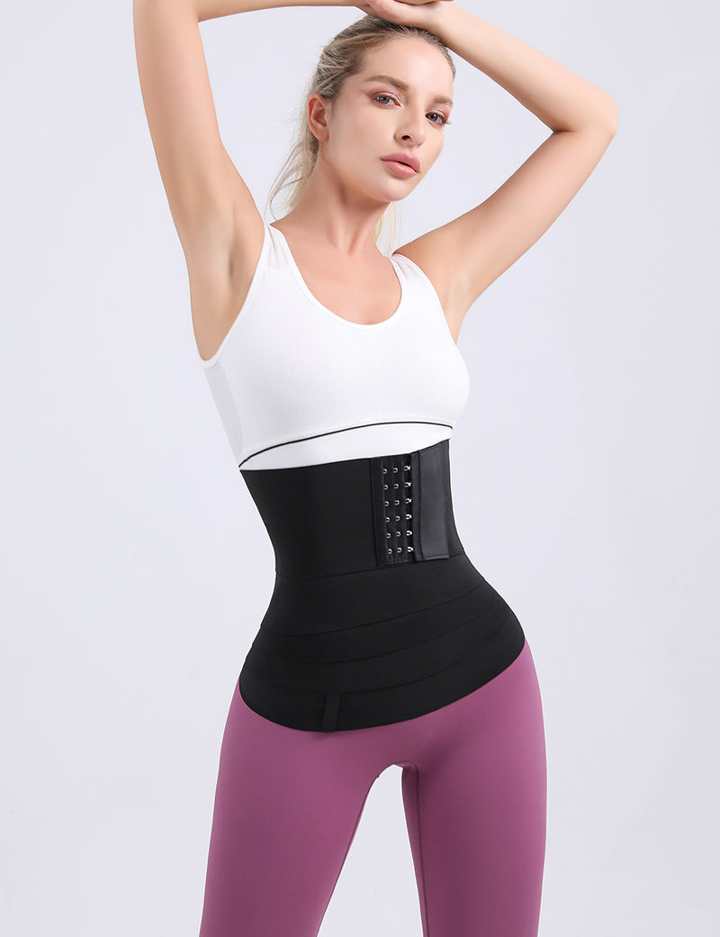 Black Nylon Magic Sticks and Hook Waist Wrap Shapper