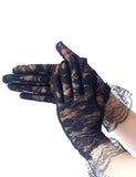 Enchanting Black Lace Gloves