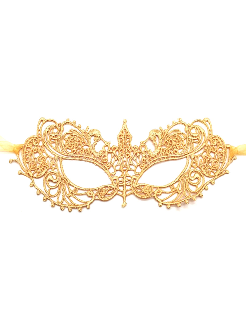 Enchanting Gold Eye Mask