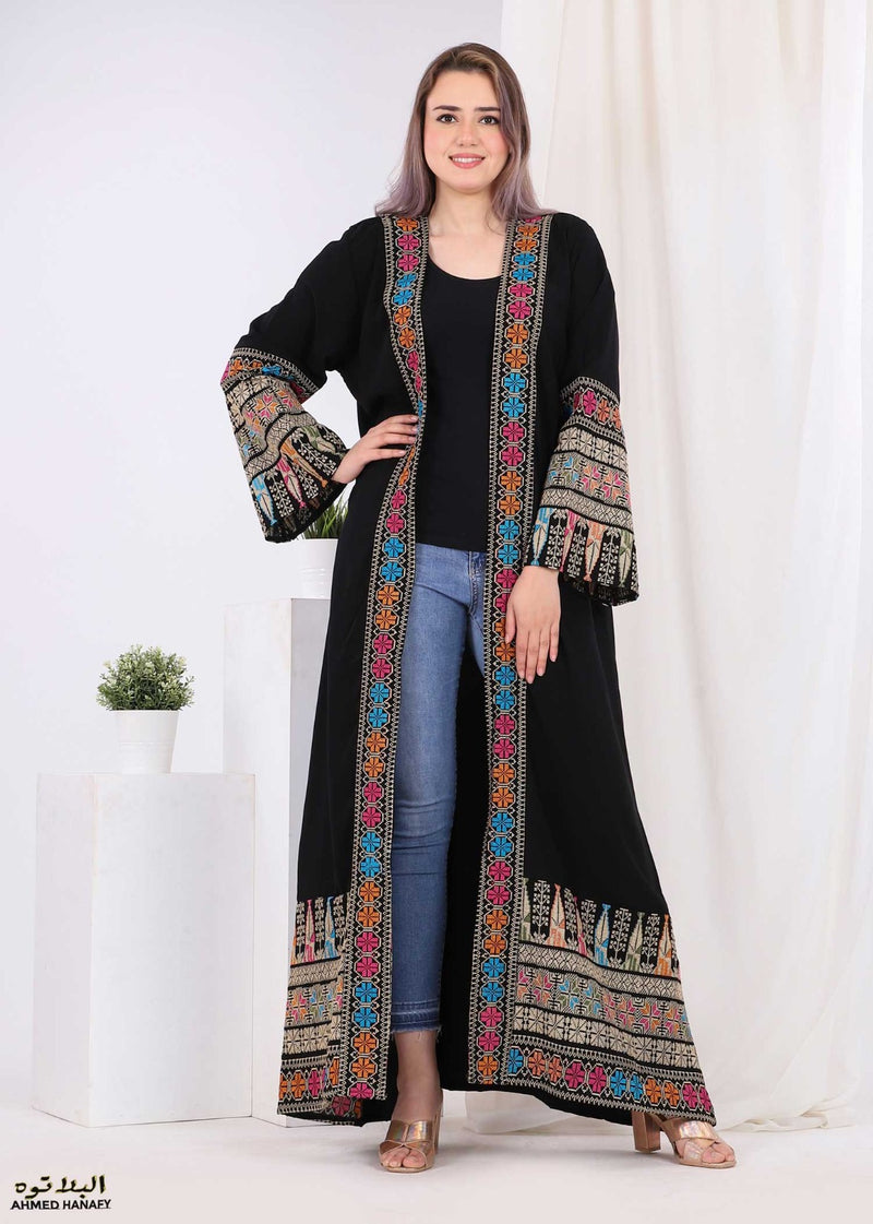 elegant Saudi crepe cardigan